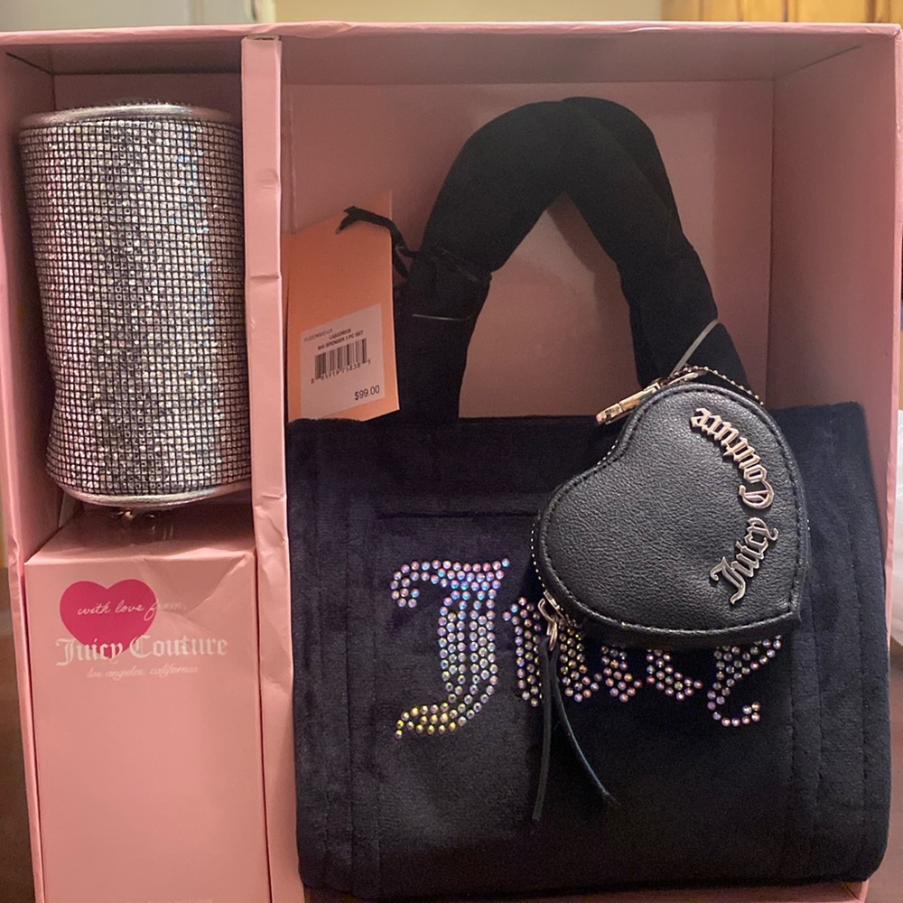 Juicy Couture 3 piece purse set